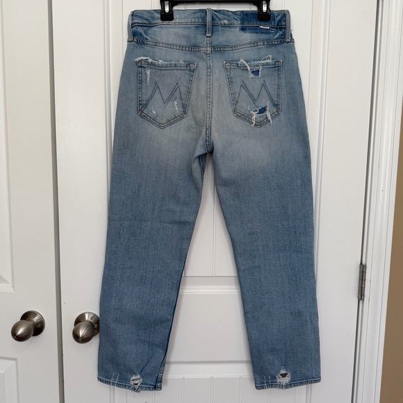 Mother Superior The Tomcat Jeans The Confession Women’s 27 Distressed Denim Blue - Picture 9 of 13